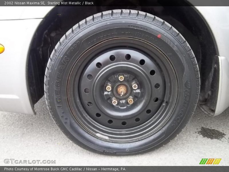 Sterling Mist Metallic / Black 2002 Nissan Maxima SE