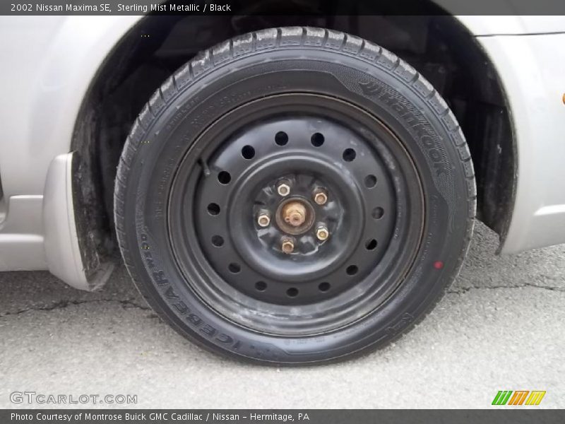 Sterling Mist Metallic / Black 2002 Nissan Maxima SE