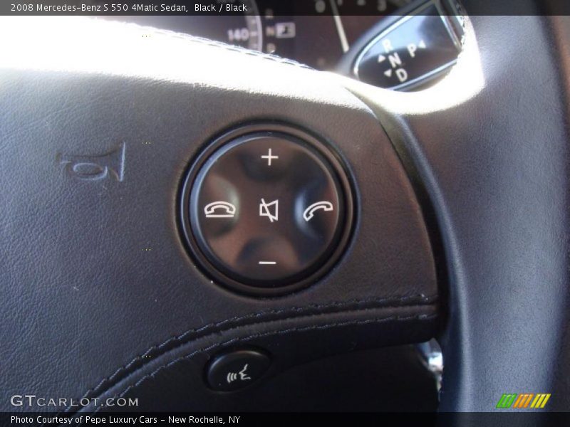 Black / Black 2008 Mercedes-Benz S 550 4Matic Sedan
