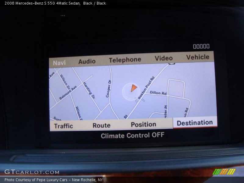 Black / Black 2008 Mercedes-Benz S 550 4Matic Sedan