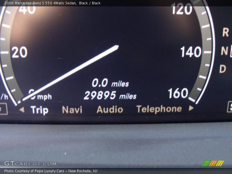 Black / Black 2008 Mercedes-Benz S 550 4Matic Sedan