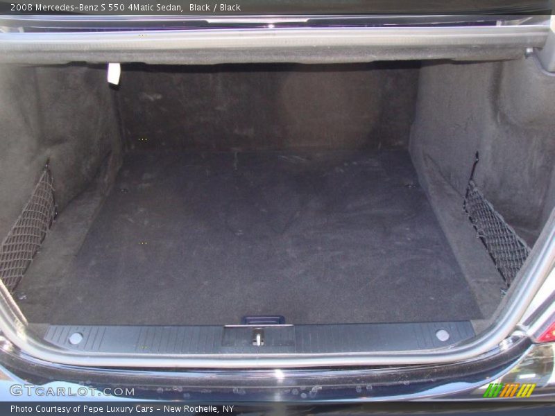 Black / Black 2008 Mercedes-Benz S 550 4Matic Sedan