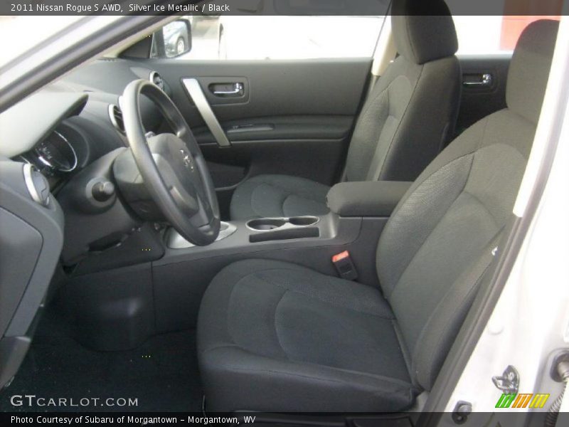 Silver Ice Metallic / Black 2011 Nissan Rogue S AWD