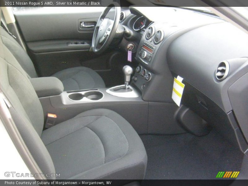 Silver Ice Metallic / Black 2011 Nissan Rogue S AWD