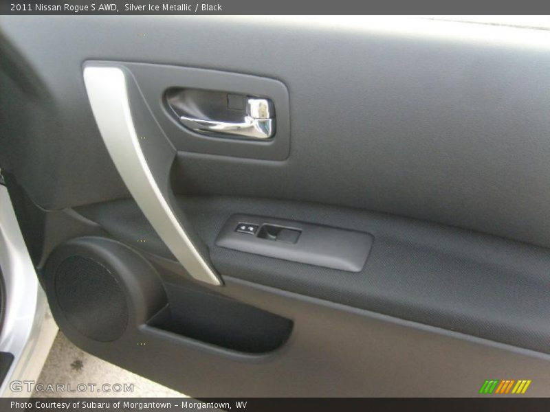 Silver Ice Metallic / Black 2011 Nissan Rogue S AWD