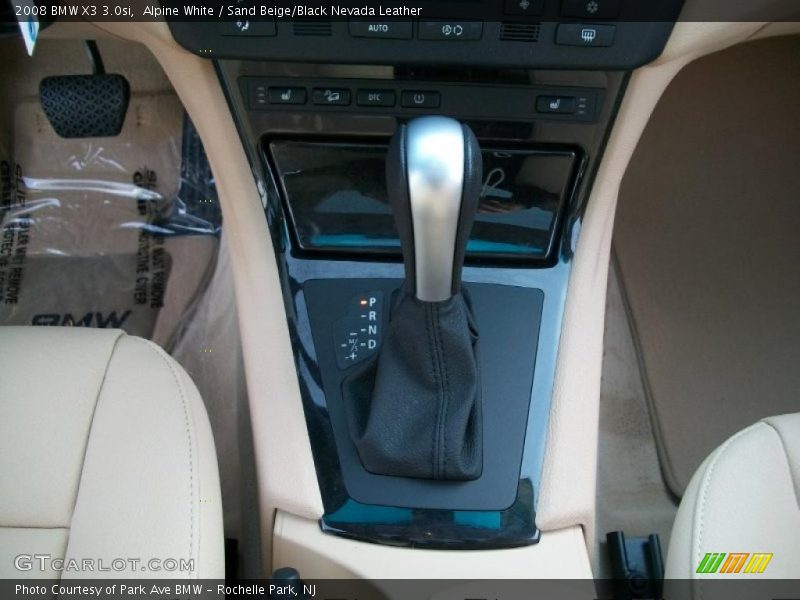 Alpine White / Sand Beige/Black Nevada Leather 2008 BMW X3 3.0si