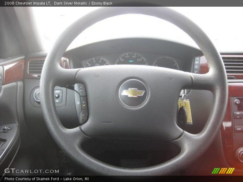 Dark Silver Metallic / Ebony Black 2008 Chevrolet Impala LT