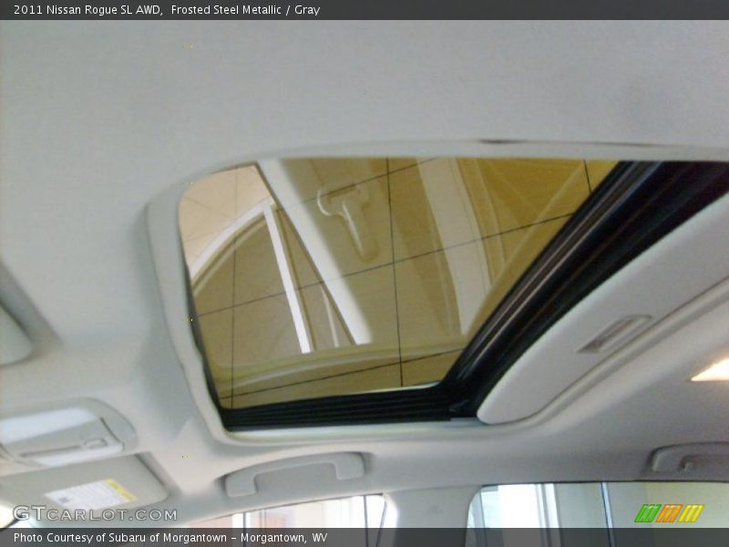 Frosted Steel Metallic / Gray 2011 Nissan Rogue SL AWD