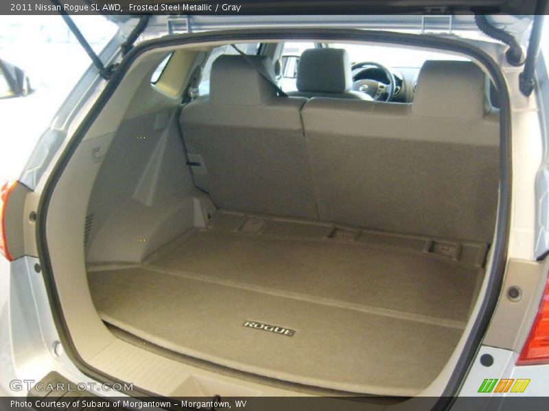 Frosted Steel Metallic / Gray 2011 Nissan Rogue SL AWD