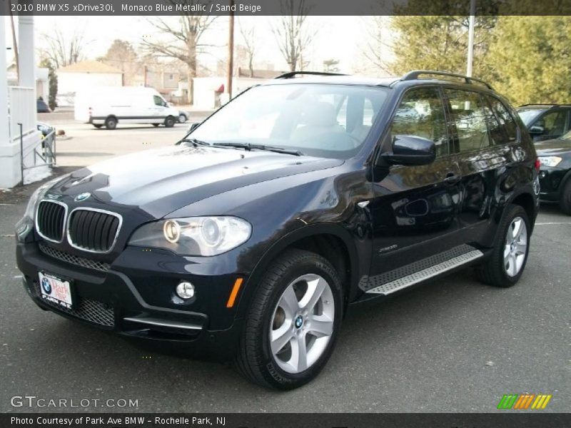 Monaco Blue Metallic / Sand Beige 2010 BMW X5 xDrive30i