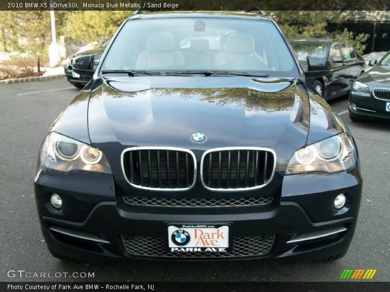 Monaco Blue Metallic / Sand Beige 2010 BMW X5 xDrive30i