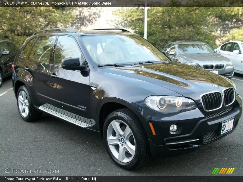 Monaco Blue Metallic / Sand Beige 2010 BMW X5 xDrive30i