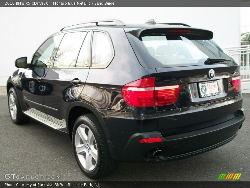 Monaco Blue Metallic / Sand Beige 2010 BMW X5 xDrive30i