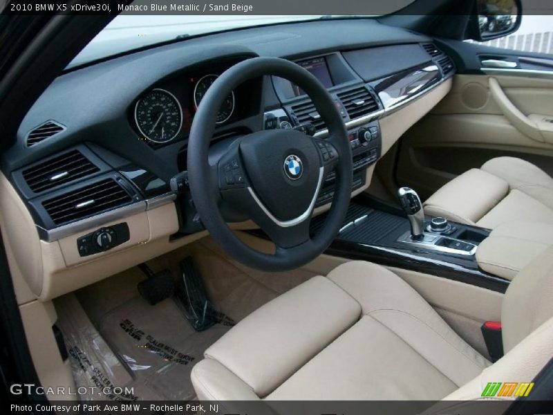 Monaco Blue Metallic / Sand Beige 2010 BMW X5 xDrive30i