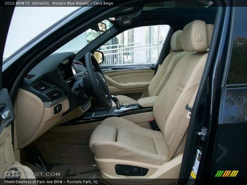 Monaco Blue Metallic / Sand Beige 2010 BMW X5 xDrive30i
