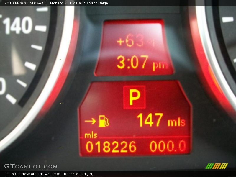 Monaco Blue Metallic / Sand Beige 2010 BMW X5 xDrive30i