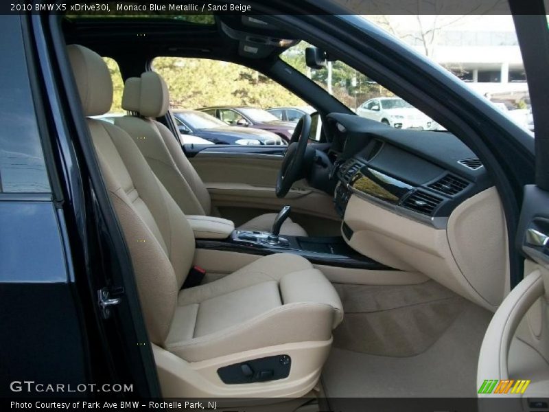 Monaco Blue Metallic / Sand Beige 2010 BMW X5 xDrive30i