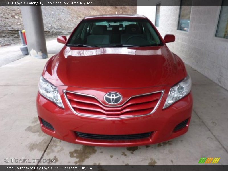 Barcelona Red Metallic / Ash 2011 Toyota Camry LE