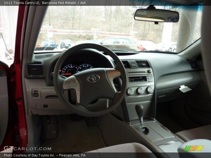 Barcelona Red Metallic / Ash 2011 Toyota Camry LE