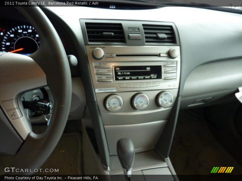 Barcelona Red Metallic / Ash 2011 Toyota Camry LE
