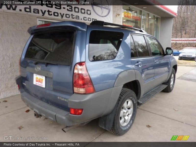 Pacific Blue Metallic / Stone 2003 Toyota 4Runner SR5 4x4