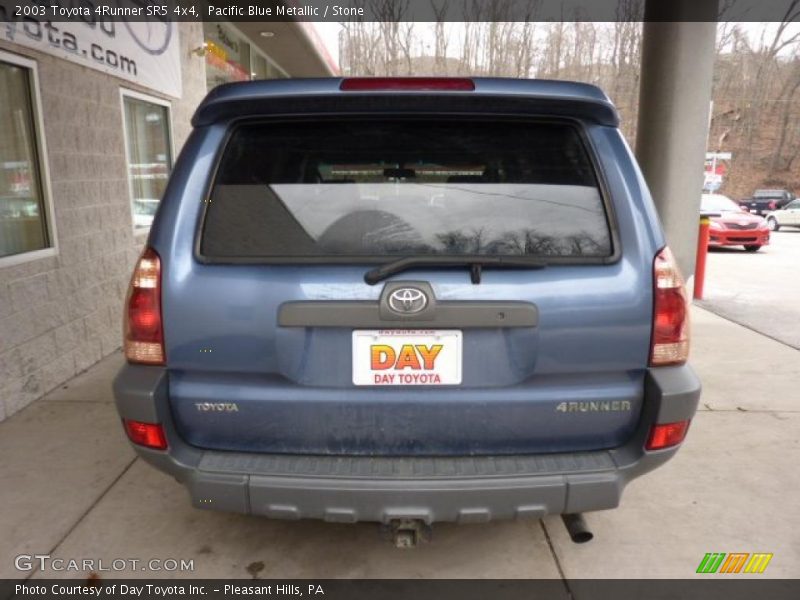 Pacific Blue Metallic / Stone 2003 Toyota 4Runner SR5 4x4
