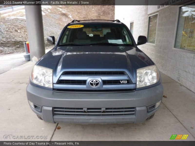 Pacific Blue Metallic / Stone 2003 Toyota 4Runner SR5 4x4