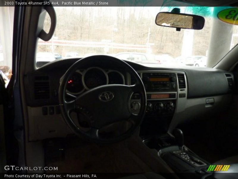 Pacific Blue Metallic / Stone 2003 Toyota 4Runner SR5 4x4