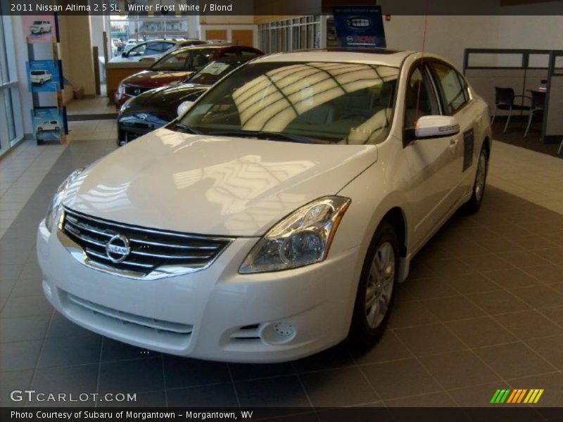 Winter Frost White / Blond 2011 Nissan Altima 2.5 SL