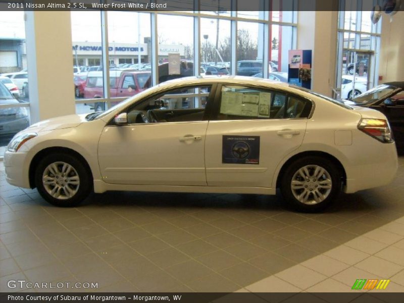 Winter Frost White / Blond 2011 Nissan Altima 2.5 SL