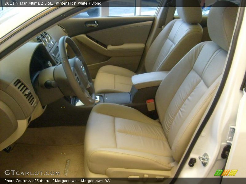 Winter Frost White / Blond 2011 Nissan Altima 2.5 SL