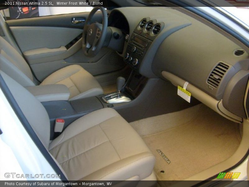 Winter Frost White / Blond 2011 Nissan Altima 2.5 SL