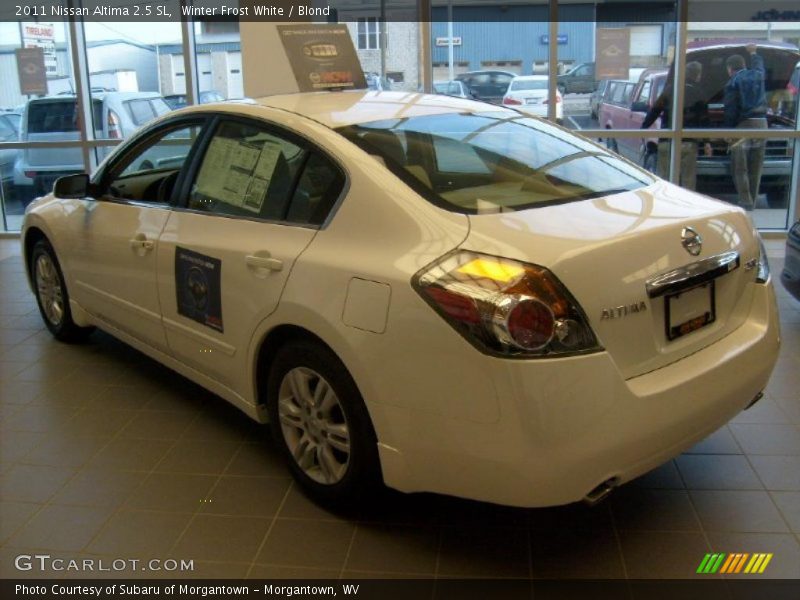 Winter Frost White / Blond 2011 Nissan Altima 2.5 SL