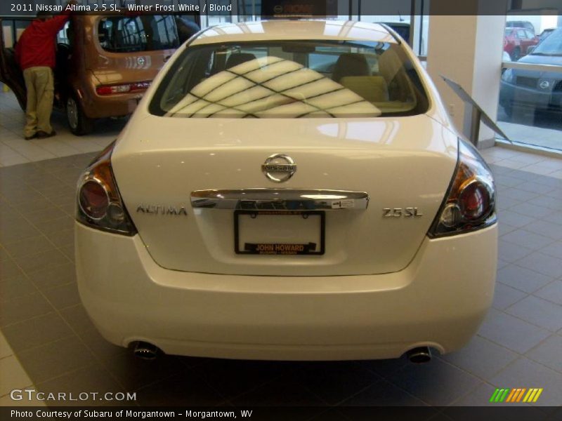 Winter Frost White / Blond 2011 Nissan Altima 2.5 SL