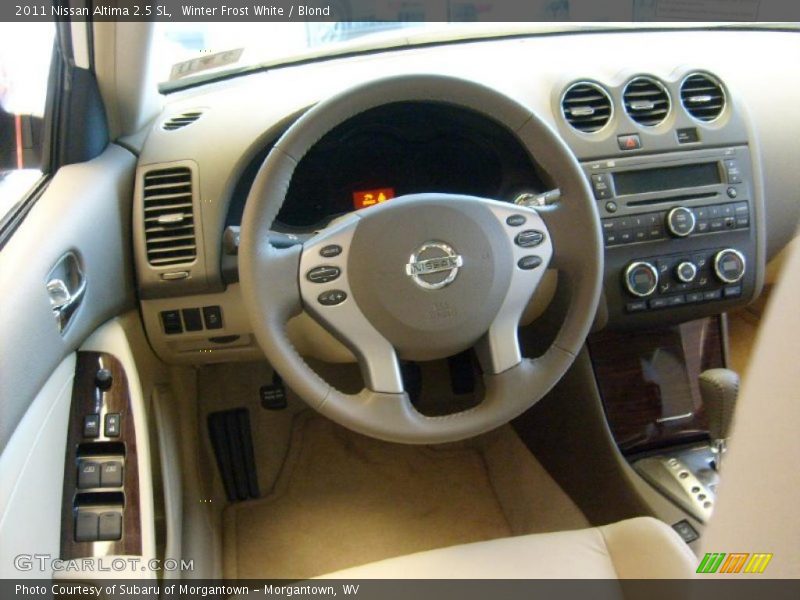 Winter Frost White / Blond 2011 Nissan Altima 2.5 SL