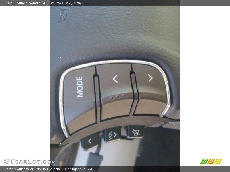 Willow Gray / Gray 2009 Hyundai Sonata GLS