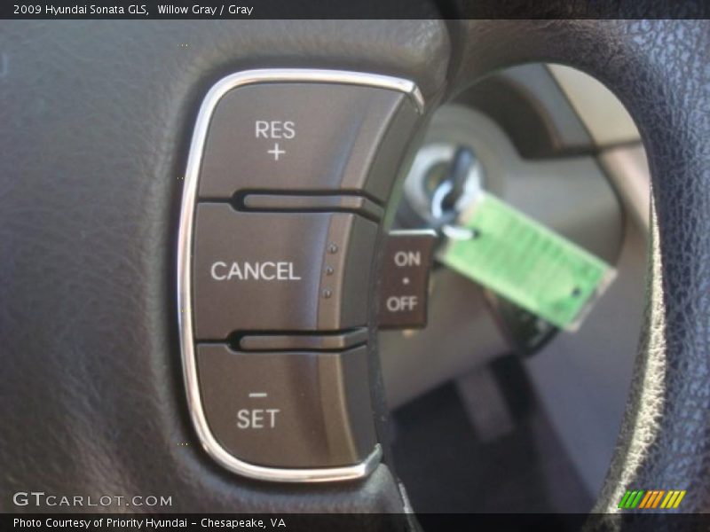 Willow Gray / Gray 2009 Hyundai Sonata GLS