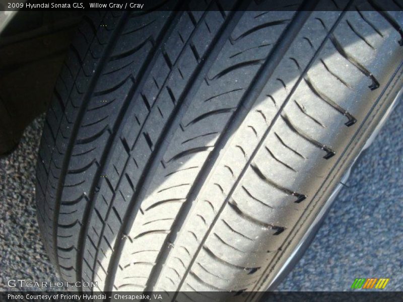 Willow Gray / Gray 2009 Hyundai Sonata GLS