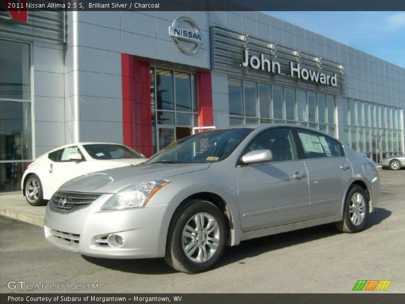 Brilliant Silver / Charcoal 2011 Nissan Altima 2.5 S