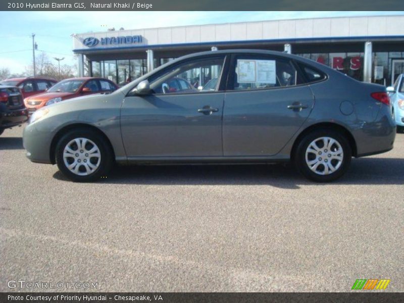 Natural Khaki / Beige 2010 Hyundai Elantra GLS