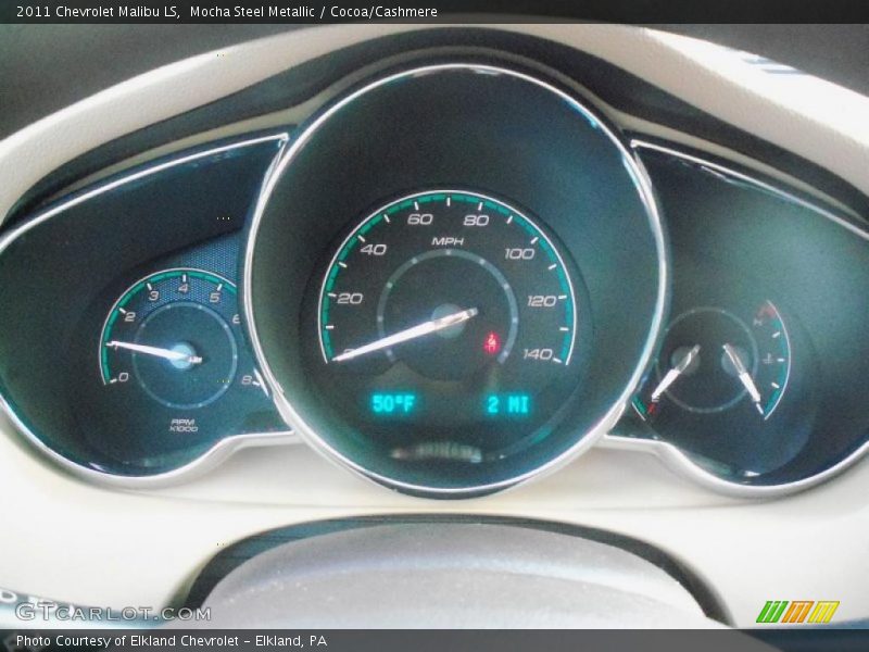 Mocha Steel Metallic / Cocoa/Cashmere 2011 Chevrolet Malibu LS
