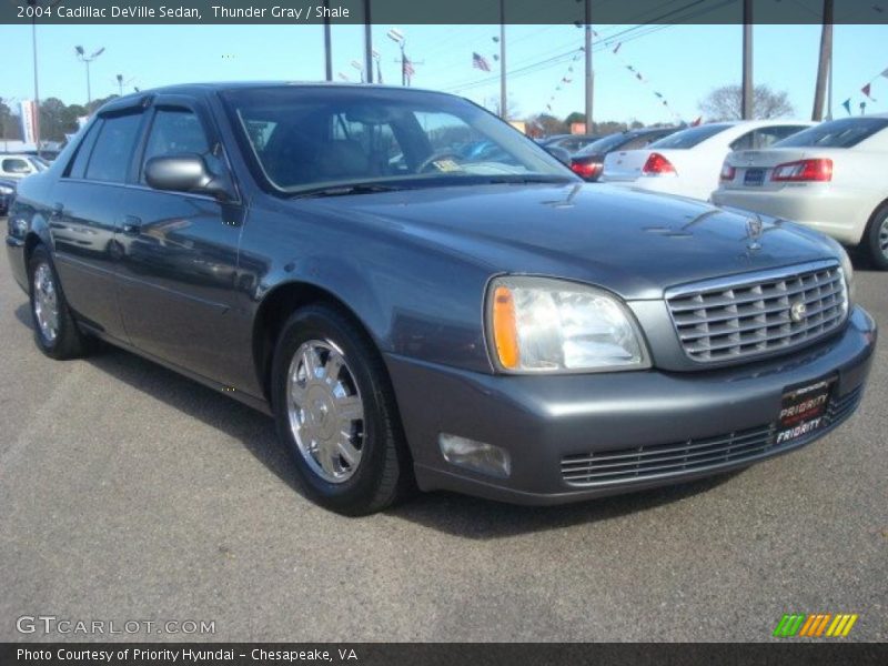 Thunder Gray / Shale 2004 Cadillac DeVille Sedan