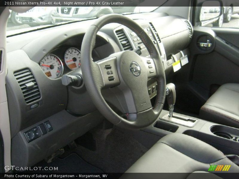  2011 Xterra Pro-4X 4x4 Pro 4X Gray Leather Interior