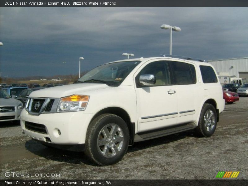 Front 3/4 View of 2011 Armada Platinum 4WD