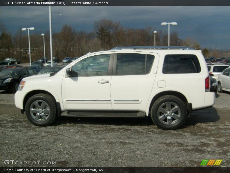  2011 Armada Platinum 4WD Blizzard White