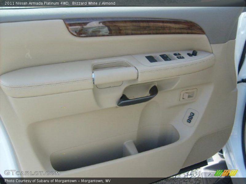 Blizzard White / Almond 2011 Nissan Armada Platinum 4WD