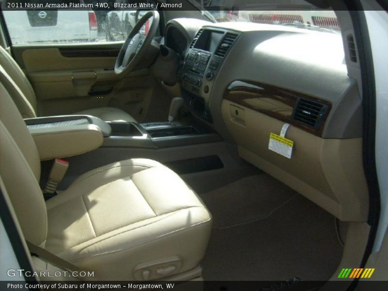 Blizzard White / Almond 2011 Nissan Armada Platinum 4WD