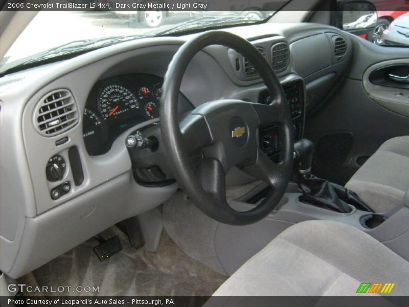 Dark Gray Metallic / Light Gray 2006 Chevrolet TrailBlazer LS 4x4