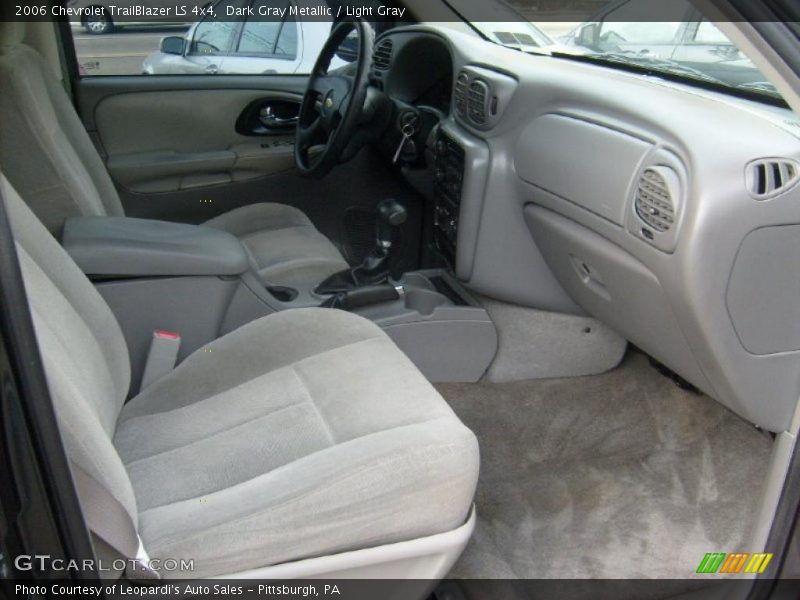 Dark Gray Metallic / Light Gray 2006 Chevrolet TrailBlazer LS 4x4