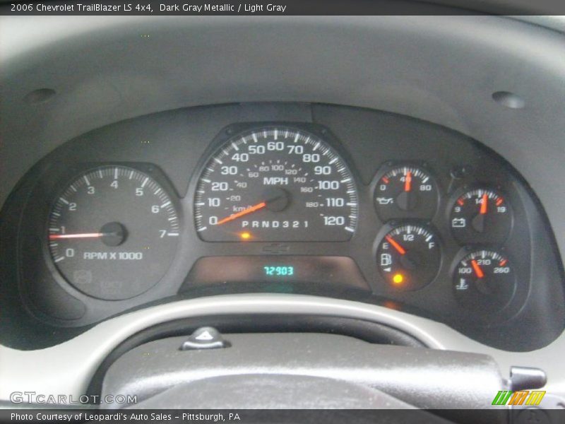 Dark Gray Metallic / Light Gray 2006 Chevrolet TrailBlazer LS 4x4